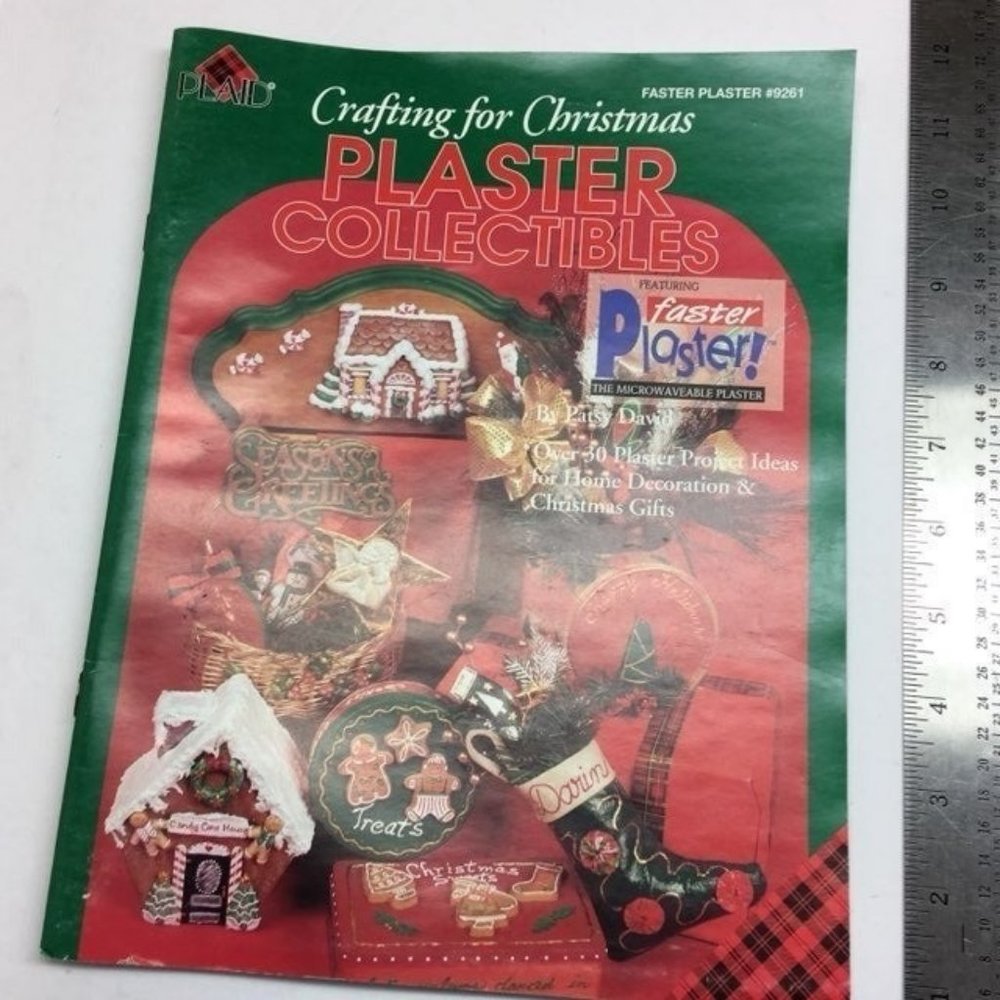 Crafting For Christmas Book Booklet Plaster Collectibles Book Booklet